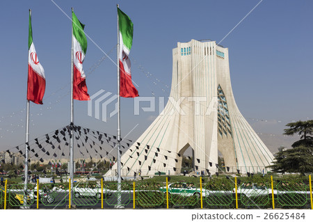 Azadi Tower located at Azadi Square in Teheran 26625484