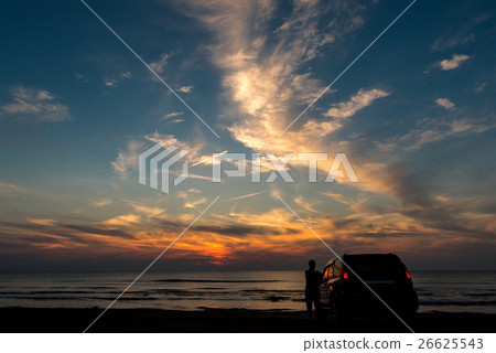 Senri beach Nagisa Driveway sunset Senri beach Nagisa Driveway sunset 26625543