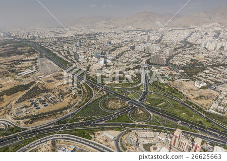 View of Tehran from the Azadi Tower - Iran 26625663