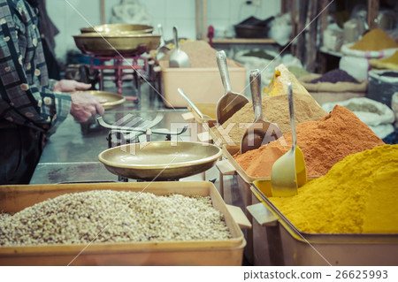 Colorful spices on the bazaar. Iran. Isfahan. 26625993