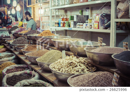 Inside spice market at Isfahan Grand Bazaar 26625996