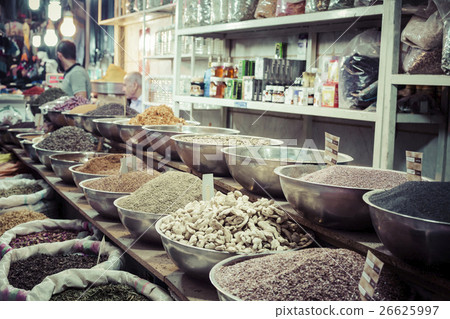 Inside spice market at Isfahan Grand Bazaar Inside spice market at Isfahan Grand Bazaar 26625997