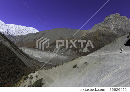 Landslide, way to Tilicho Lake, Annapurna Circuit 26626451