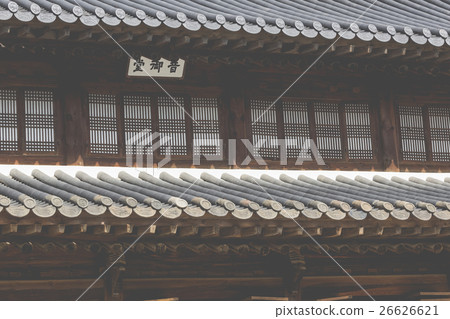 Detail of Traditional Korean Roof Detail of Traditional Korean Roof 26626621
