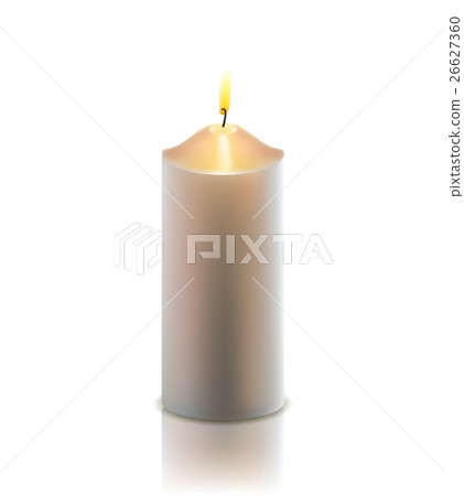 Vector realistic illustration. Burning golden Vector realistic illustration. Burning golden 26627360