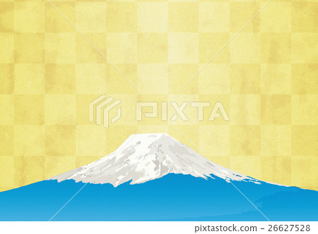 富士山 日式背景 系列 插圖素材 圖庫
