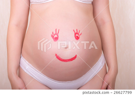 Belly of the expectant mother Belly of the expectant mother 26627799