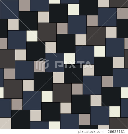 Vector dark tiles seamless pattern 26628181