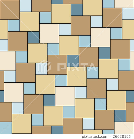 Vector sand tiles seamless pattern - Stock Illustration [26628195] - PIXTA
