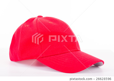 Red Cap hat isolated with white background. Red Cap hat isolated with white background. 26628596