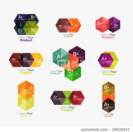 Business geometric layouts with option text Business geometric layouts with option text 26630855