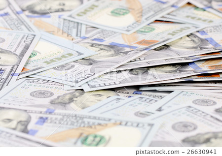 The hundred dollar banknotes as background The hundred dollar banknotes as background 26630941