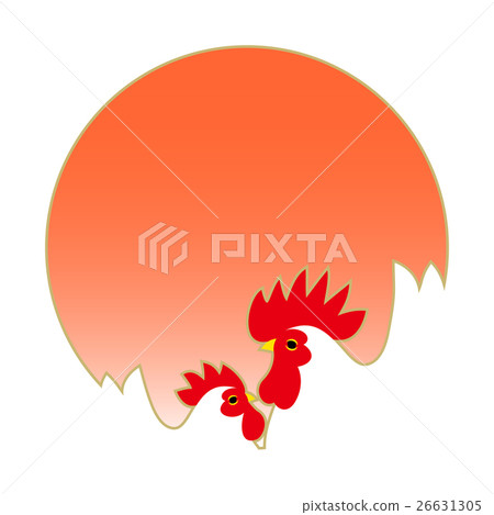 2017 New Year card illustration picking pair 2017 New Year card illustration picking pair 26631305