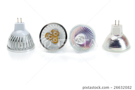 Four lamps MR16 halogen against LEDs. 26632082