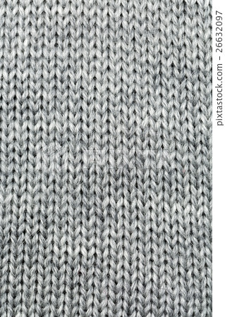 knitted gray background 26632097