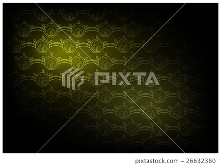 Green Thai Vintage Wallpaper Background 26632360