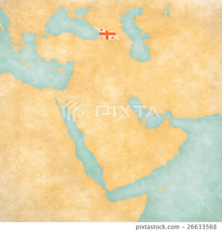 Map of Middle East - Georgia 26633568