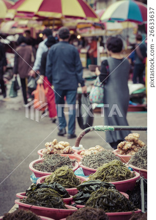 Fresh fish and seafood at Jagalchi Fish market 26633637