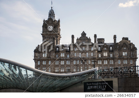 Edinburgh city historic Waverley Train Station 26634057