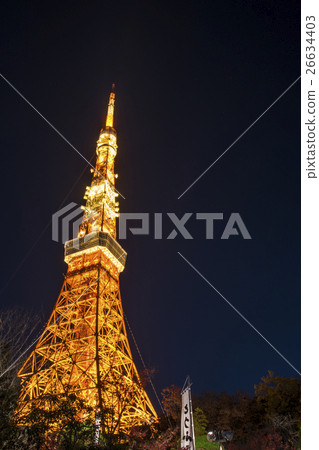 東京鐵塔在晚上 東京鐵塔在晚上 26634403