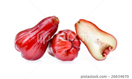 Rose apples isolated on white background 26634670