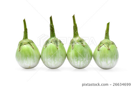 Thai eggplant isolated on white background Thai eggplant isolated on white background 26634699