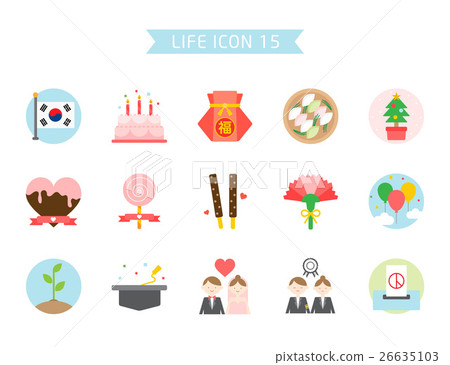 Life icon 001 - 스톡일러스트 [26635103] - PIXTA