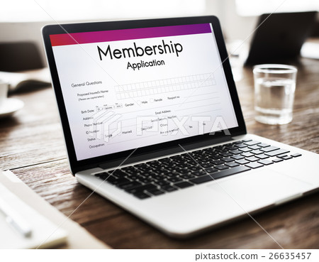 Membereship Application Form Register Concept Membereship Application Form Register Concept 26635457