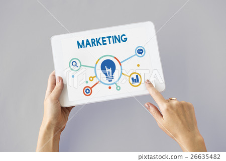 Marketing Business Plan Icon Word Concept Marketing Business Plan Icon Word Concept 26635482
