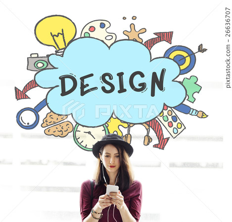 Creativity Ideas Design Thought Bubble Icon Concept Creativity Ideas Design Thought Bubble Icon Concept 26636707