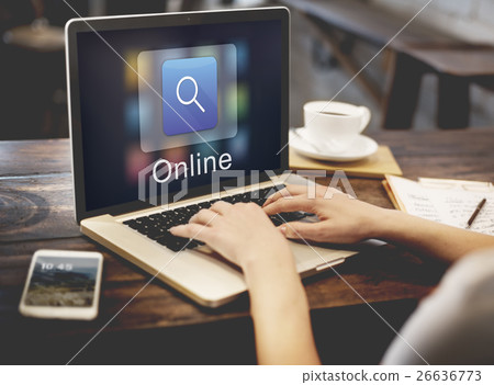 Finder Symbol Media Webpage Website Concept 26636773