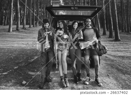 People Friendship Hangout Traveling Destination Camping Concept People Friendship Hangout Traveling Destination Camping Concept 26637402