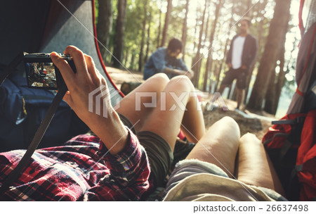 People Friendship Hangout Traveling Destination Camping Concept People Friendship Hangout Traveling Destination Camping Concept 26637498