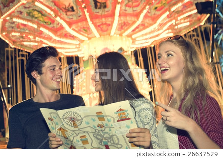 Amusement Leisure Funny Happiness Enjoyment Concept 26637529