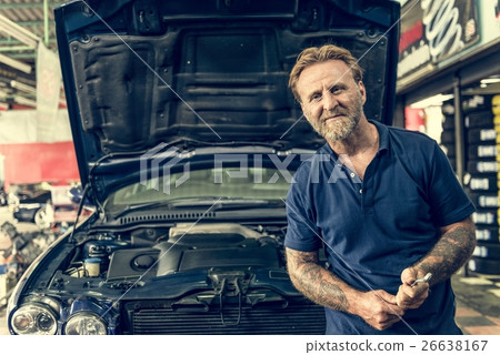 Auto Repair Shop Mechanic Technician Concept 26638167