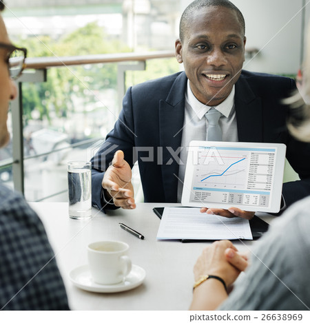 Business Discussion Talking Deal Concept Business Discussion Talking Deal Concept 26638969
