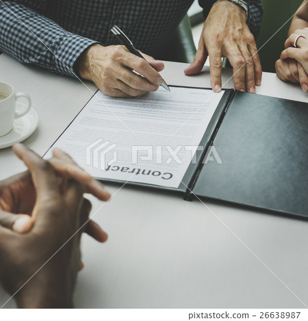 Business Discussion Talking Deal Concept Business Discussion Talking Deal Concept 26638987