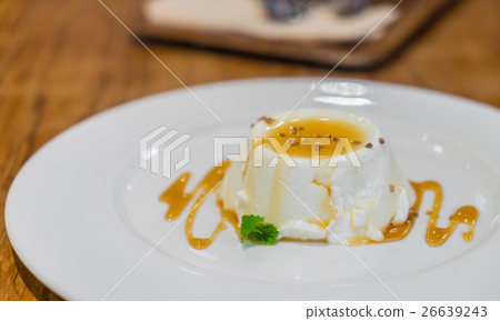 Creme caramel Pudding, delicious dessert . 26639243