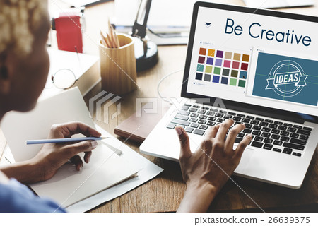 Be Creative Inspiration Design Logo Concept 26639375