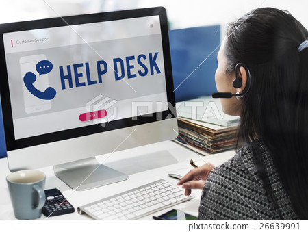 Mobile Phone Customer Service Concept Mobile Phone Customer Service Concept 26639991