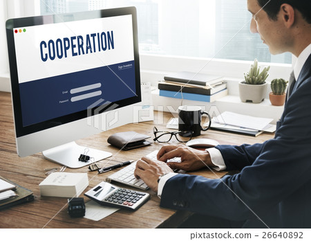 Cooperation Alliance Company Unity Teamwork Concept Cooperation Alliance Company Unity Teamwork Concept 26640892