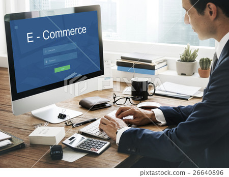E-Commerce Internet Banking Online Payment Concept 26640896