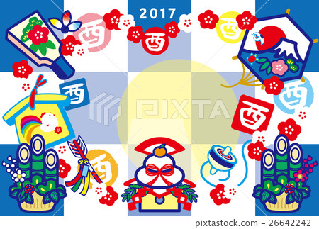 新年卡2017年採摘年度Yaroku Kagami年糕Hatto板Eva Dema Armadon Kadomatsu風箏富士山鶴紅色和白色梅花藍色藍色藍色 新年卡2017年採摘年度Yaroku Kagami年糕Hatto板Eva Dema Armadon Kadomatsu風箏富士山鶴紅色和白色梅花藍色藍色藍色 26642242