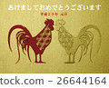雞（金背景） 26644164