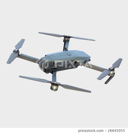 drone isolated on white. 3d rendering 26645055