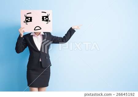 business woman take billboard business woman take billboard 26645192
