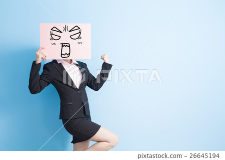 business woman take billboard business woman take billboard 26645194