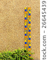 Staff Gauge against Concrete Wall 26645439