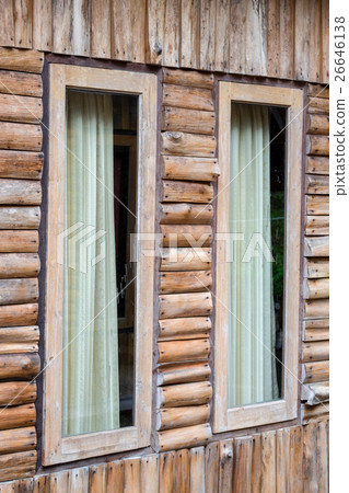 Pane window decorate teak 26646138