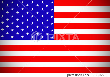 American flag ,3D USA national flag illustration  26646895